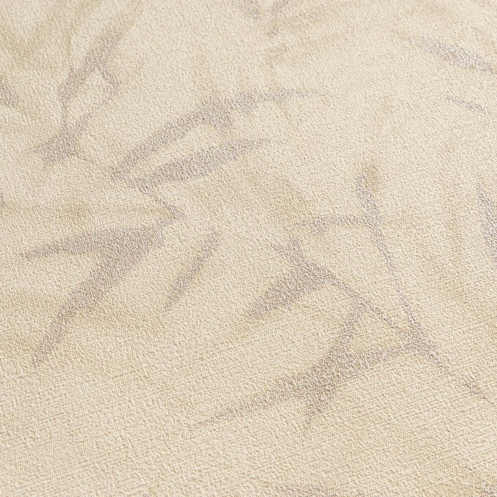 Hochwertige Vliestapete Beige Floral