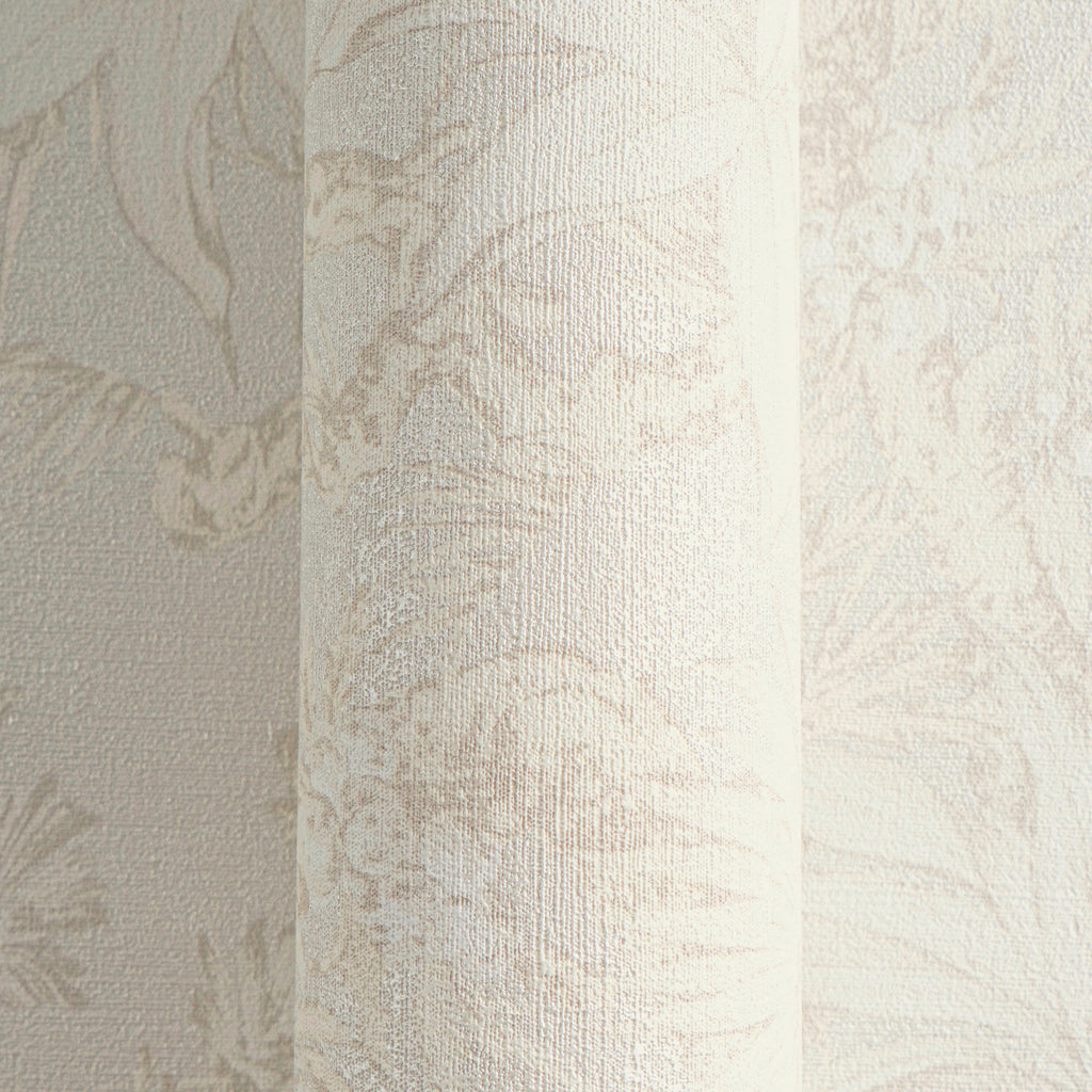 Hochwertige Vliestapete Creme Floral