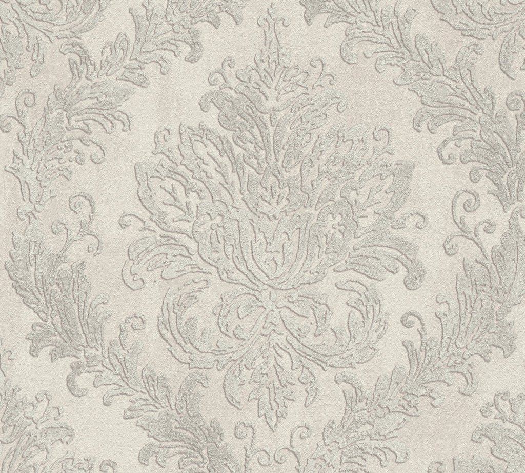 Hochwertige Vliestapete Beige Romantisch