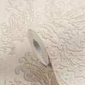 Hochwertige Vliestapete Beige Romantisch