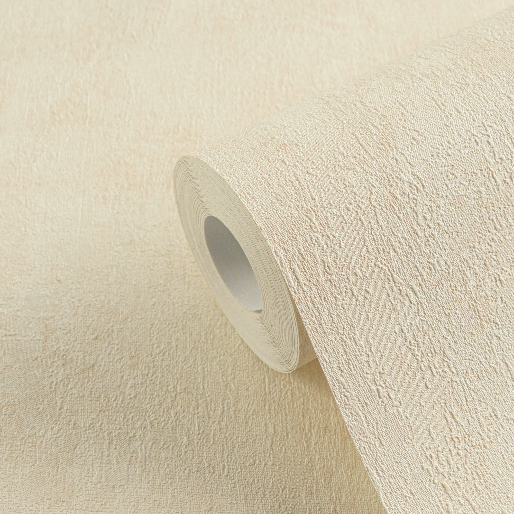 Hochwertige Vliestapete Beige Struktur