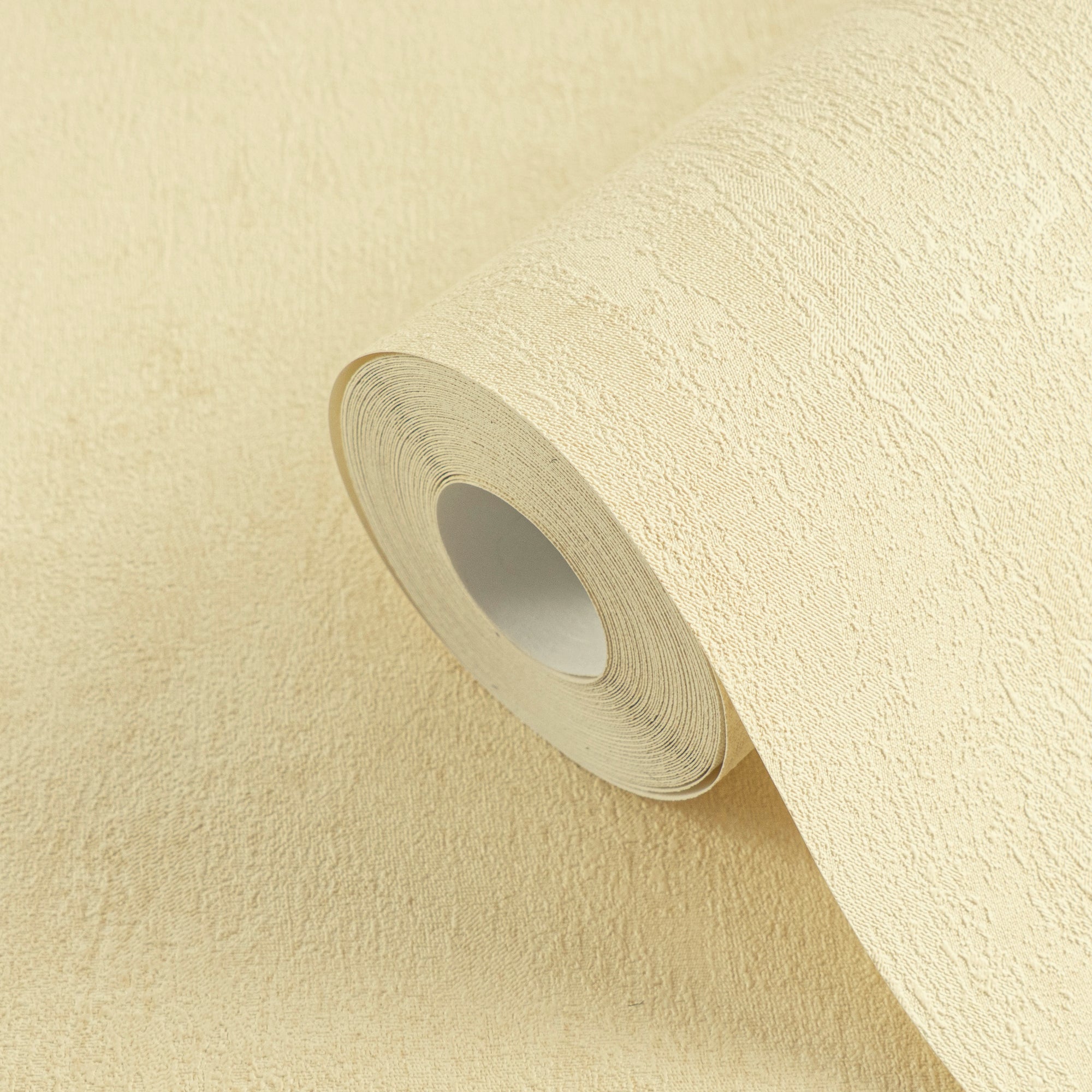 Hochwertige Vliestapete Beige Struktur