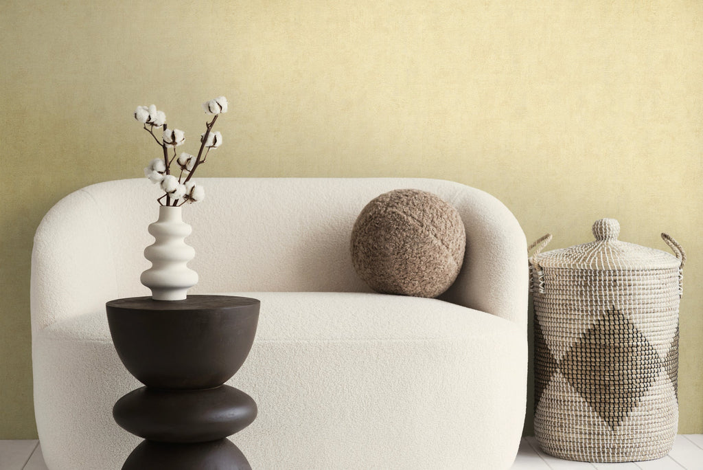 Hochwertige Vliestapete Beige Struktur