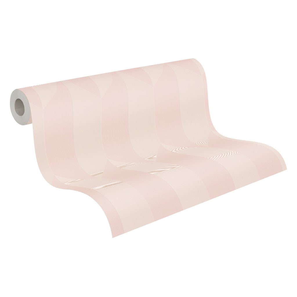 Hochwertige Vliestapete Rosa 3-d