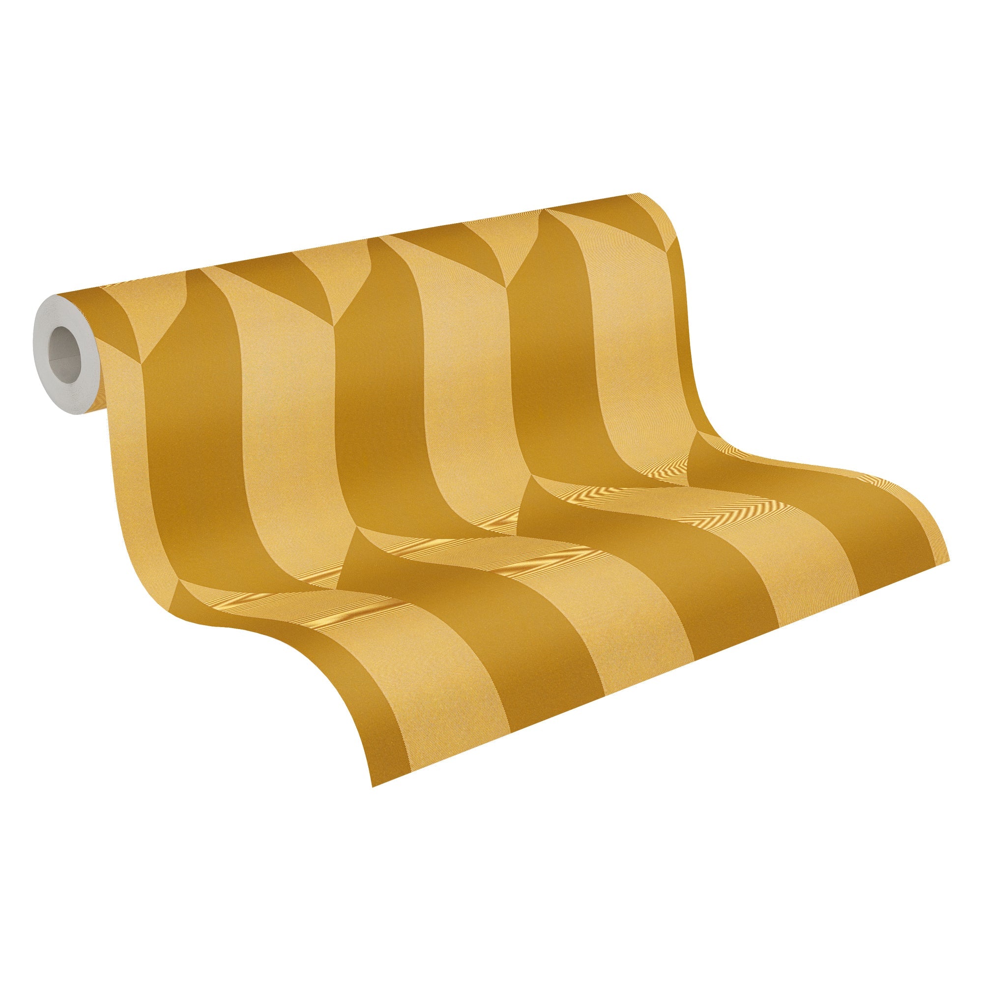 Hochwertige Vliestapete Gold 3-d