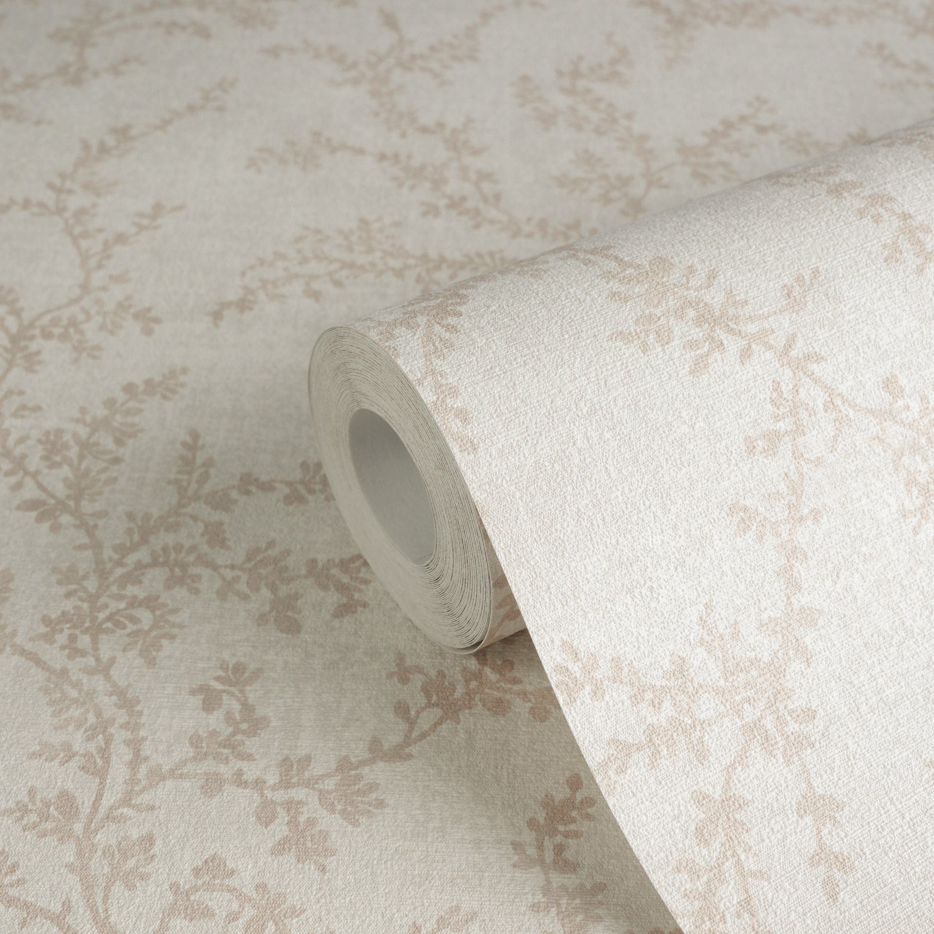 Hochwertige Vliestapete Creme Natur