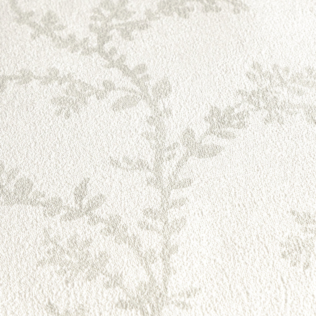 Hochwertige Vliestapete Creme Natur