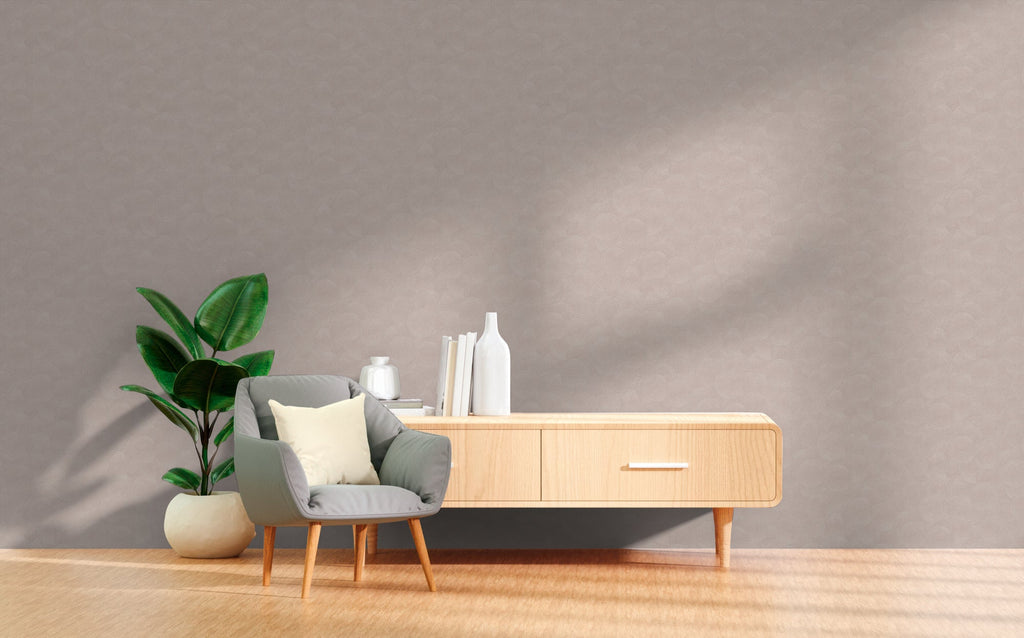 Hochwertige Vliestapete Beige Natur