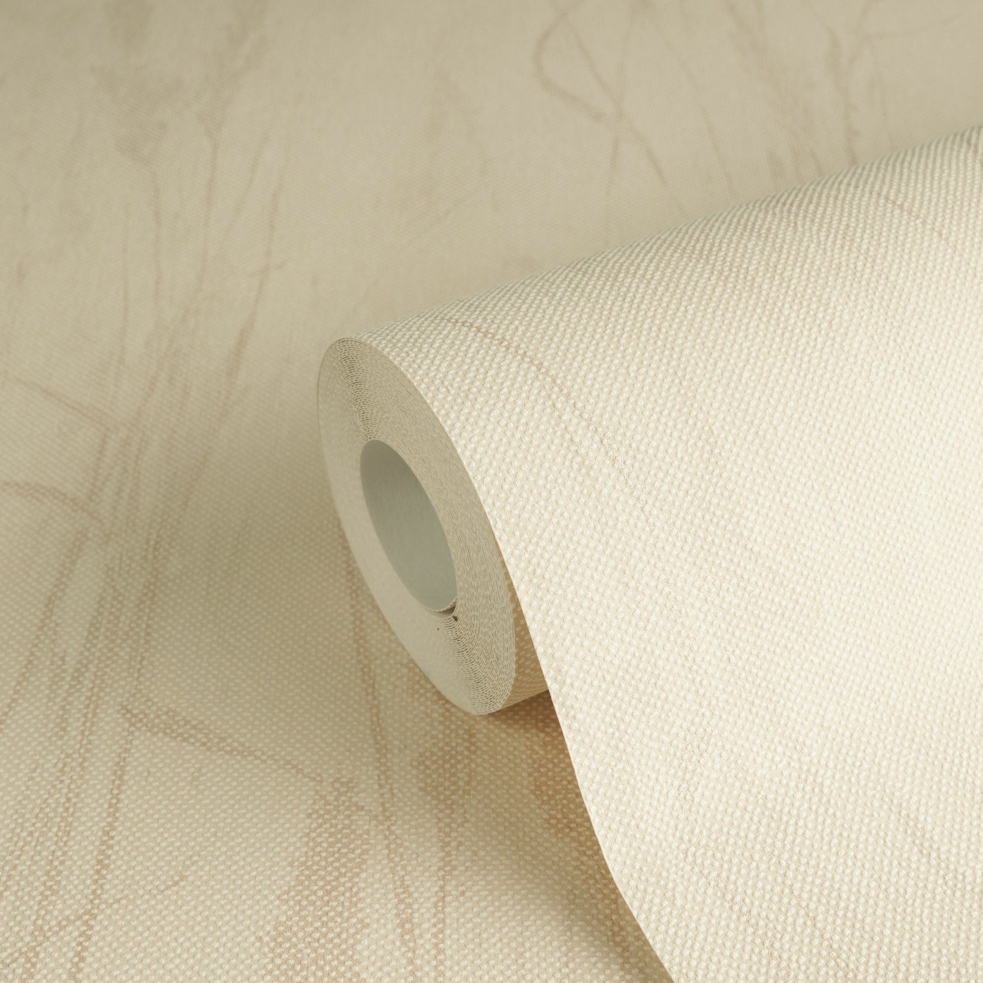 Hochwertige Vliestapete Beige Natur