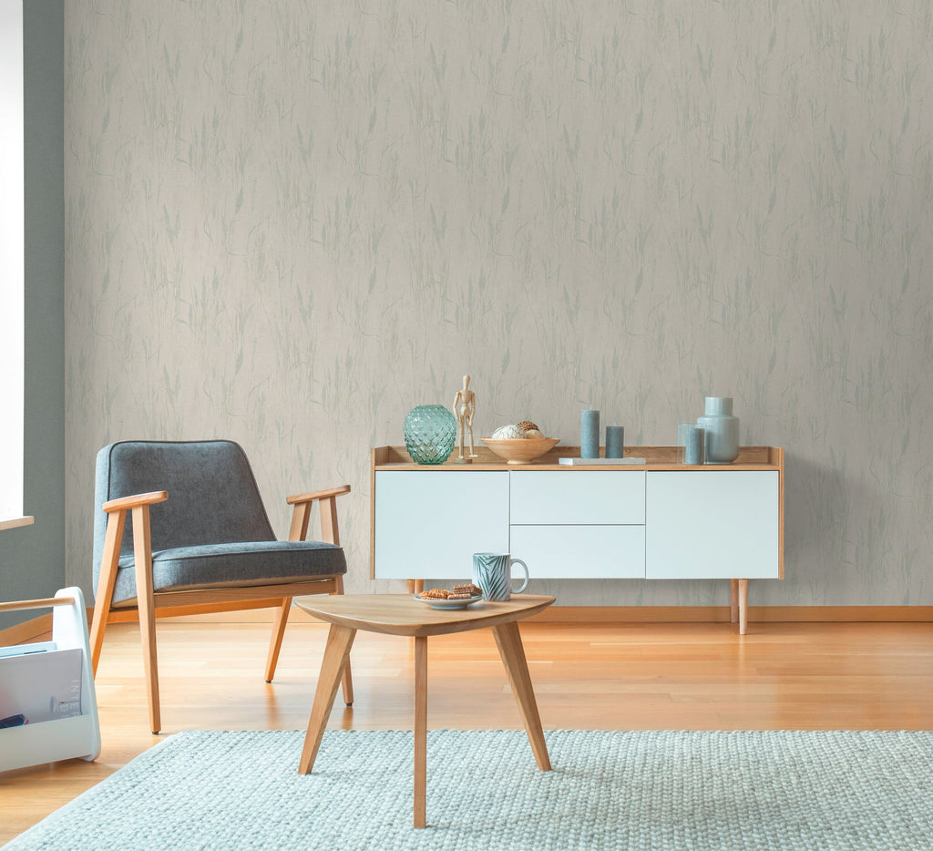 Hochwertige Vliestapete Creme Natur