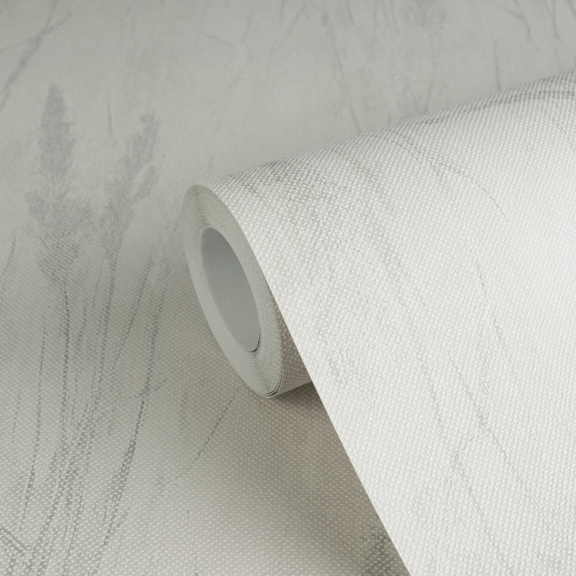 Hochwertige Vliestapete Creme Natur