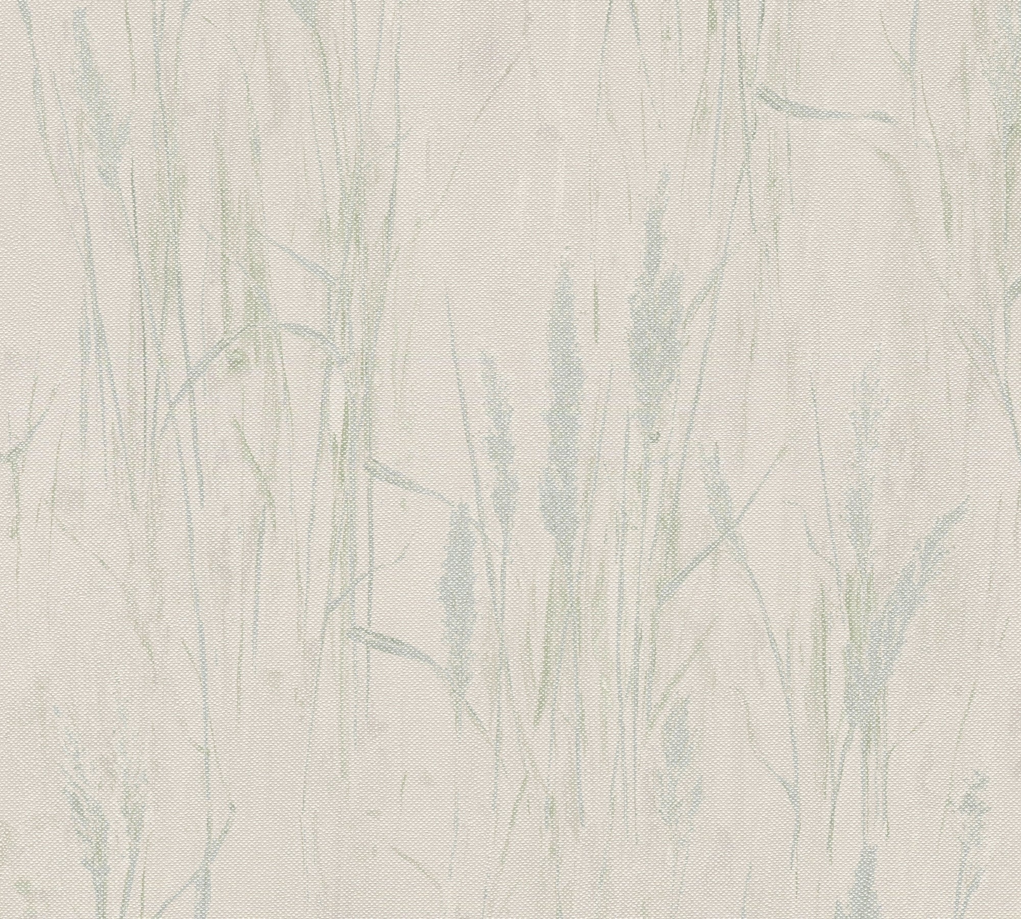 Hochwertige Vliestapete Creme Natur
