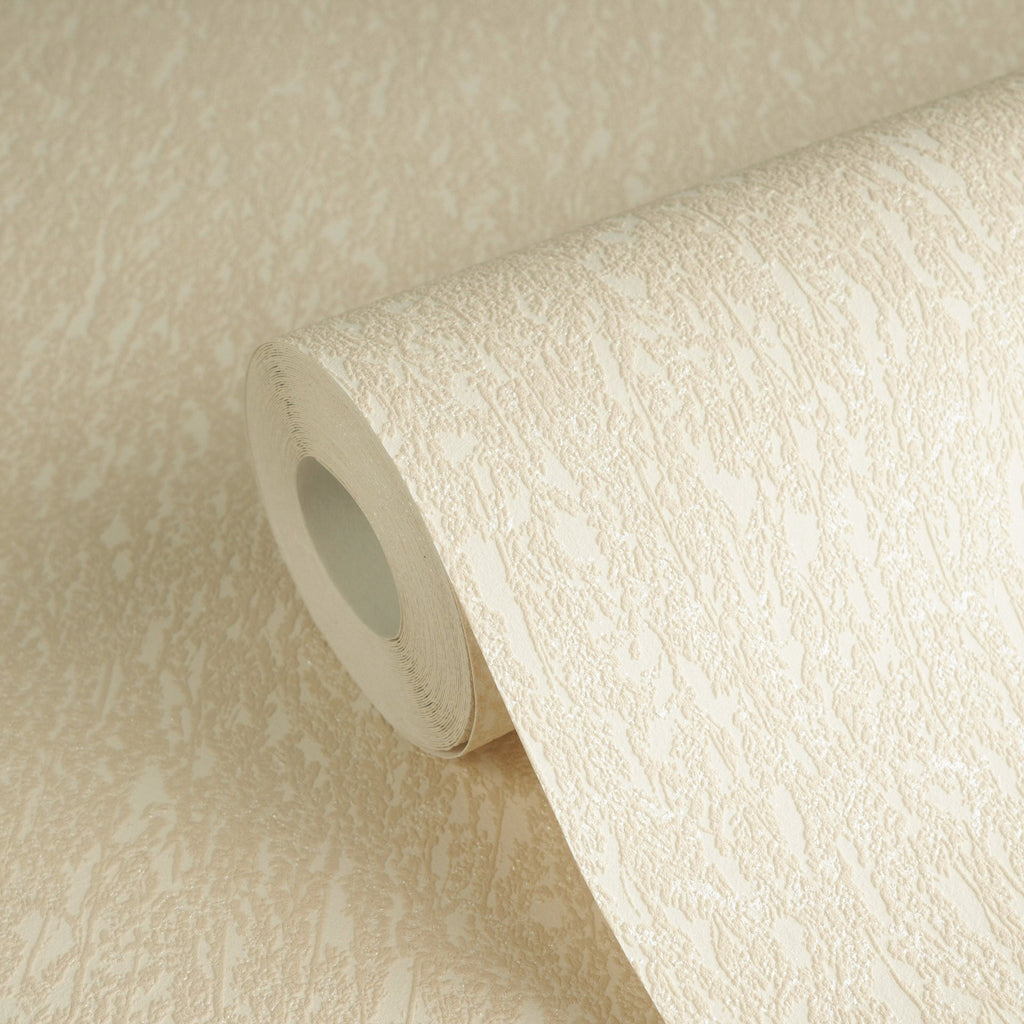 Hochwertige Vliestapete Beige Unitapete
