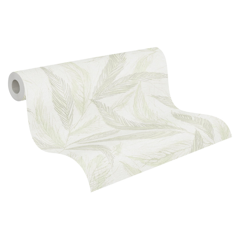 Hochwertige Vliestapete Creme Natur