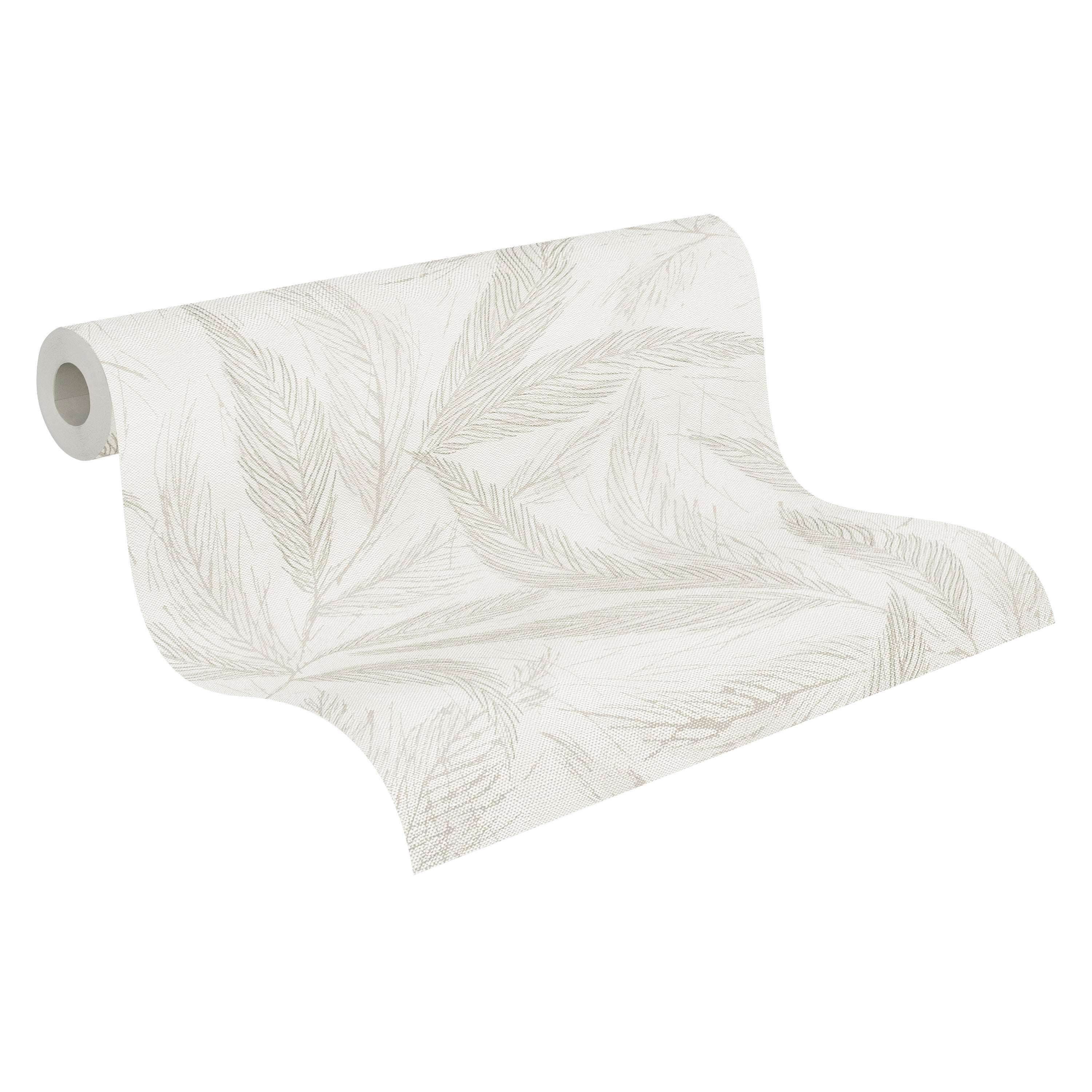 Hochwertige Vliestapete Beige Natur