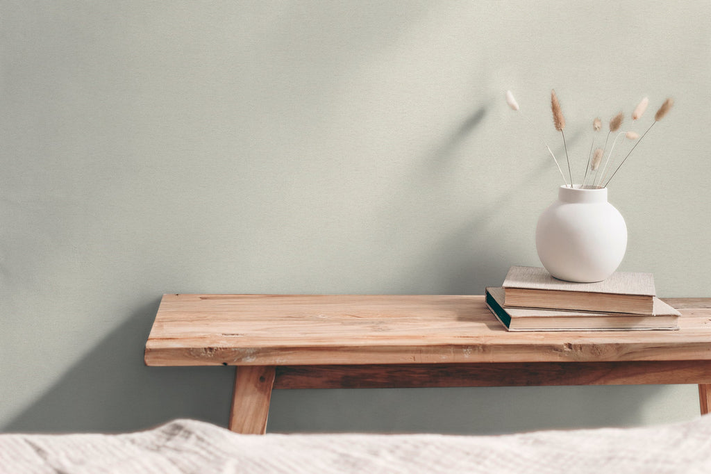 Hochwertige Vliestapete Creme Unitapete