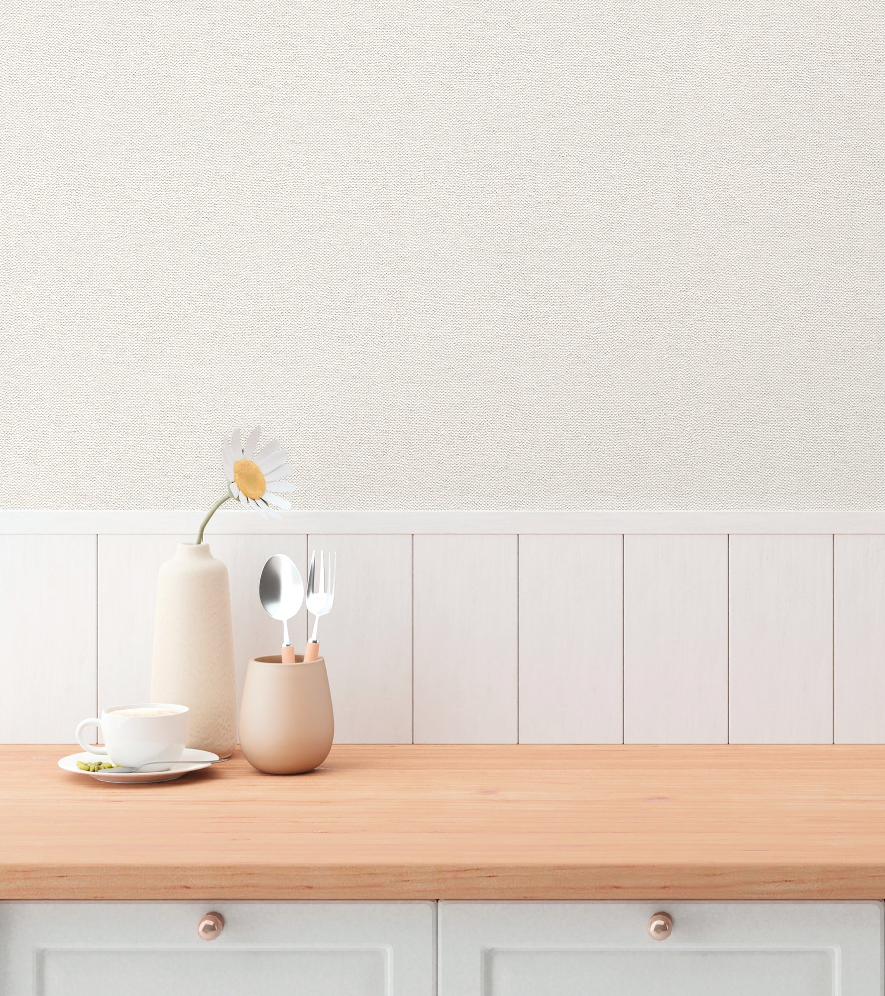 Hochwertige Vliestapete Grau Unitapete