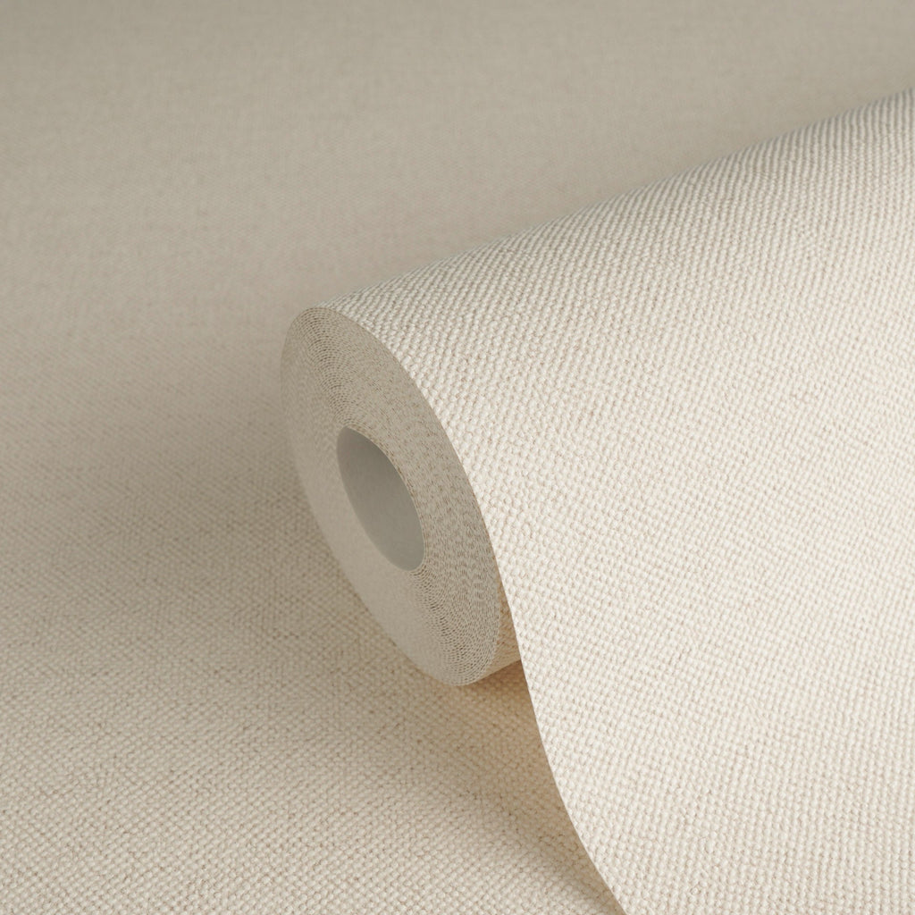 Hochwertige Vliestapete Creme Unitapete