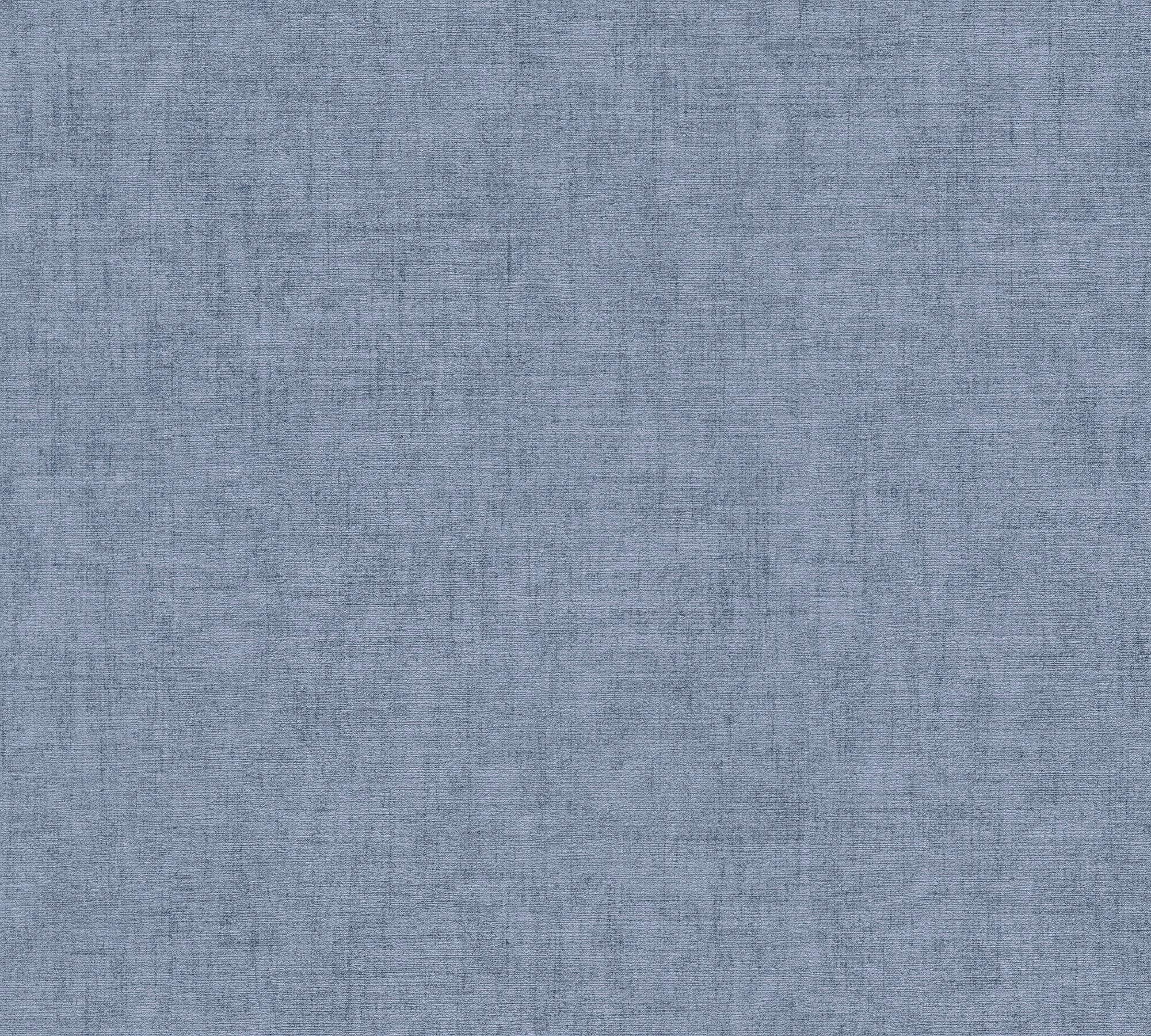 Hochwertige Vliestapete Blau Unitapete