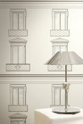 Versace 6-Vliestapete Vinyltapete Weis Medusakopf