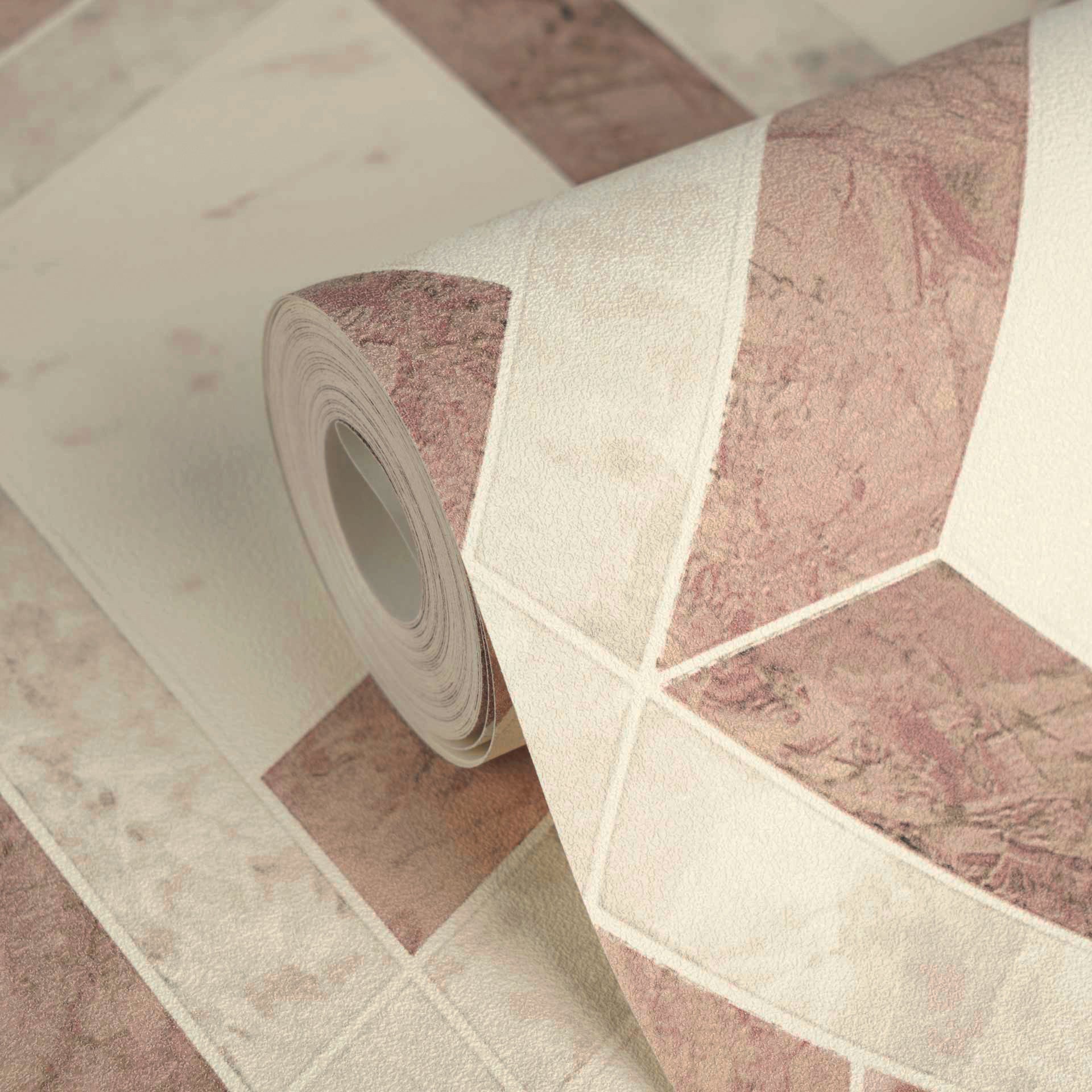 Versace 6-Vliestapete Vinyltapete Creme Rauten