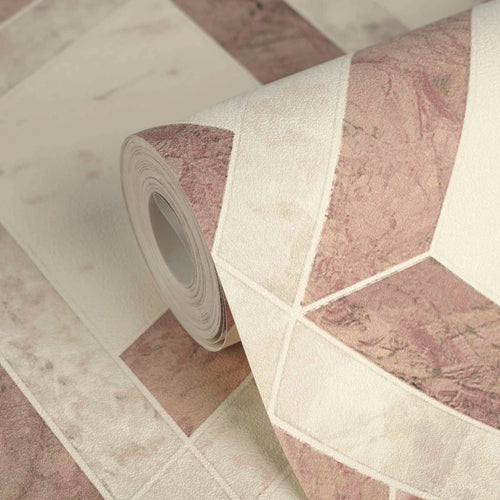 Versace 6-Vliestapete Vinyltapete Creme Rauten