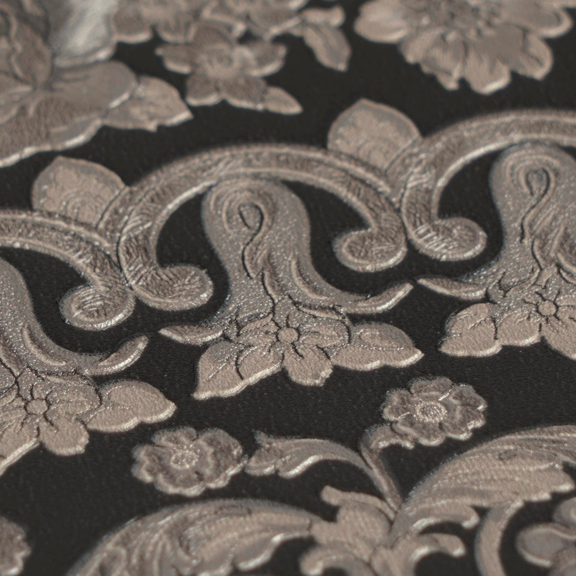 Versace 6-Vliestapete Vinyltapete Schwarz Versace-logo