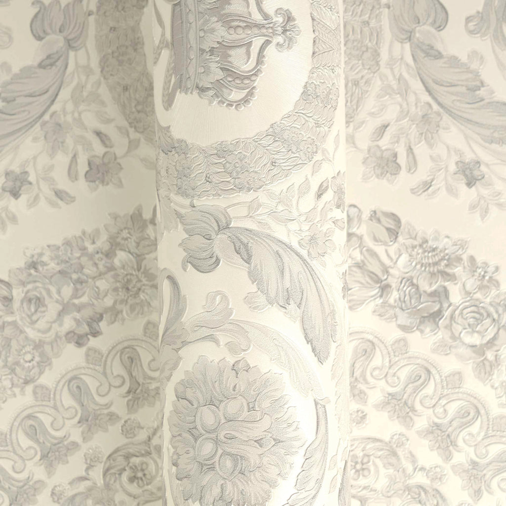 Versace 6-Vliestapete Vinyltapete Weis Versace-logo