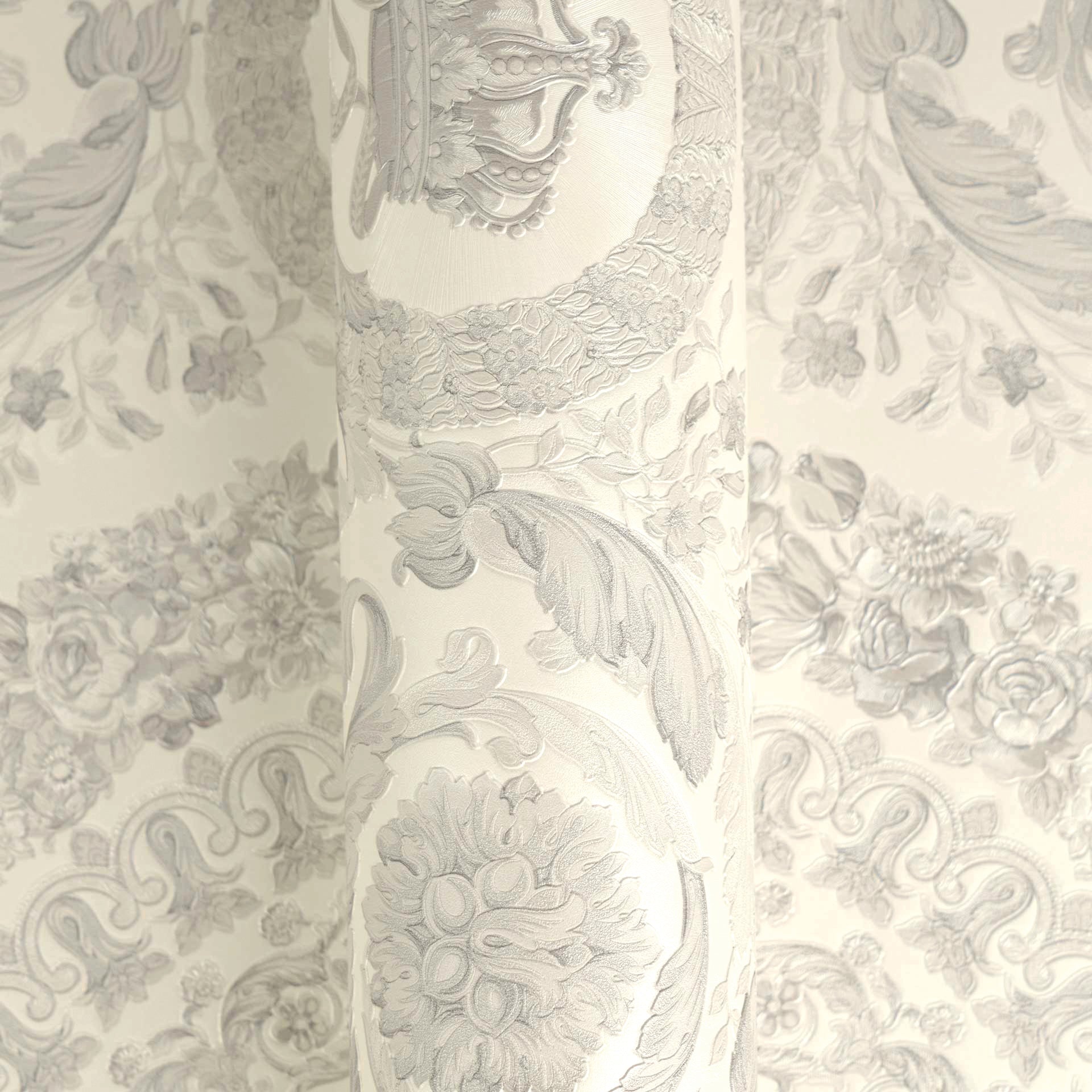 Versace 6-Vliestapete Vinyltapete Weis Versace-logo