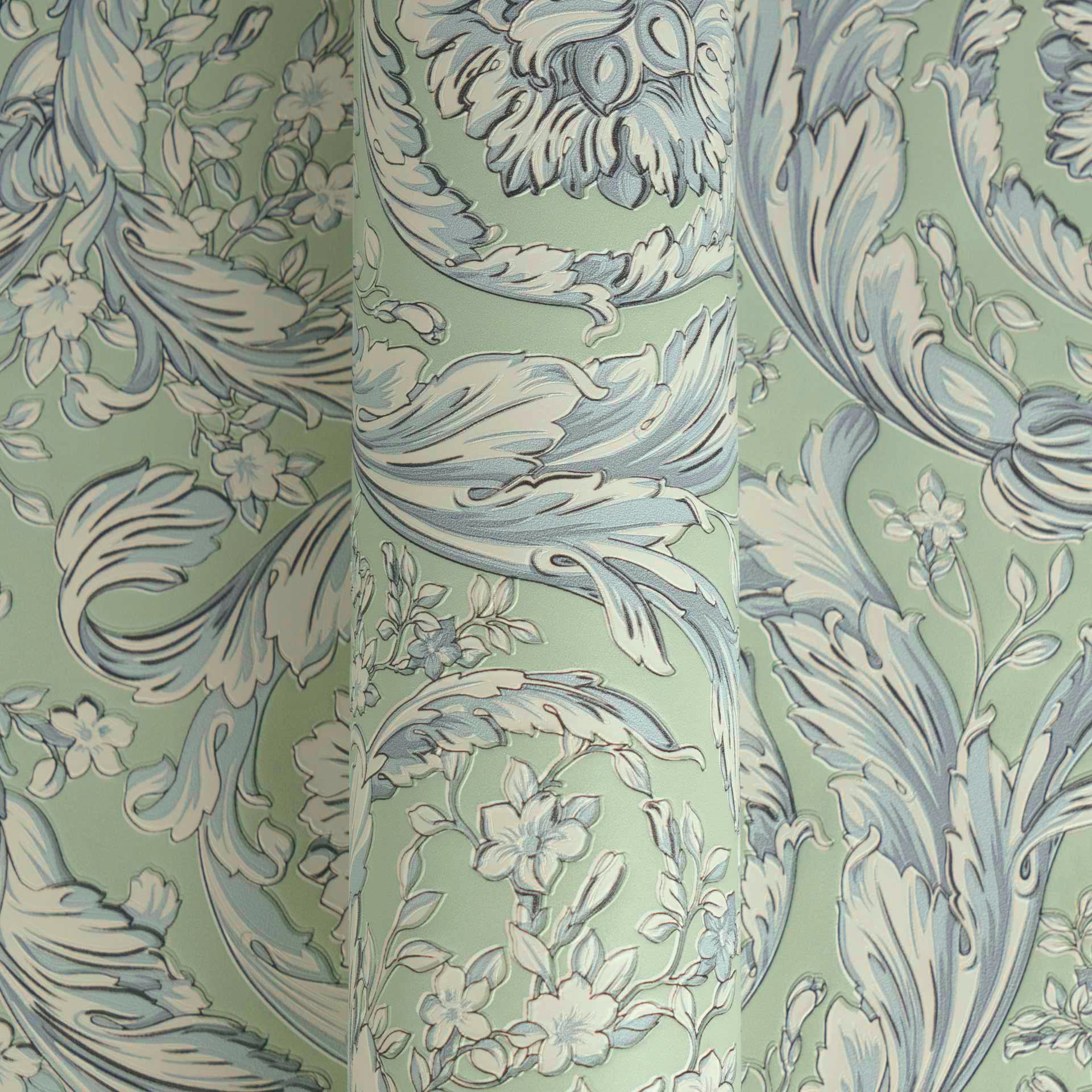 Versace 6-Vliestapete Vinyltapete Gruen Floral
