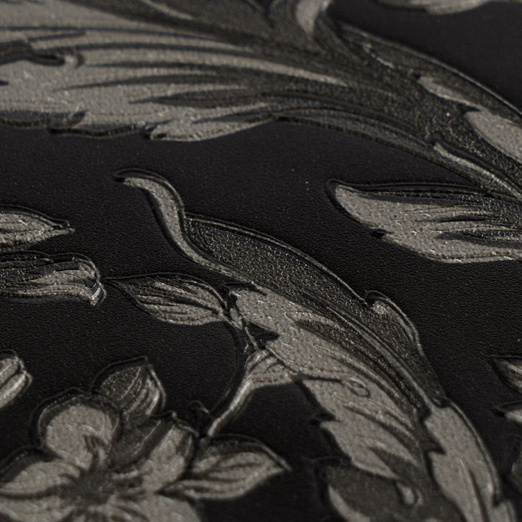 Versace 6-Vliestapete Vinyltapete Grau Floral