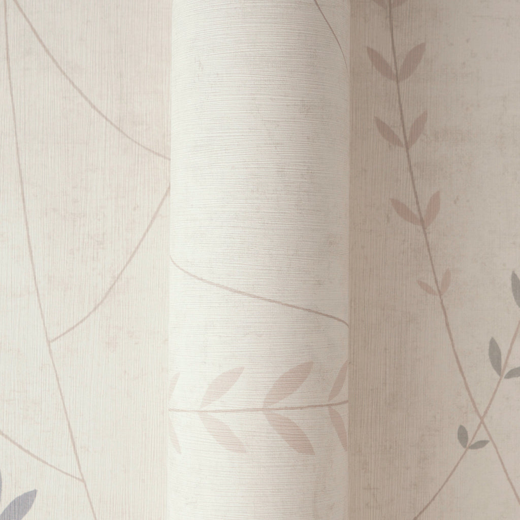 Hochwertige Vliestapete Beige Floral