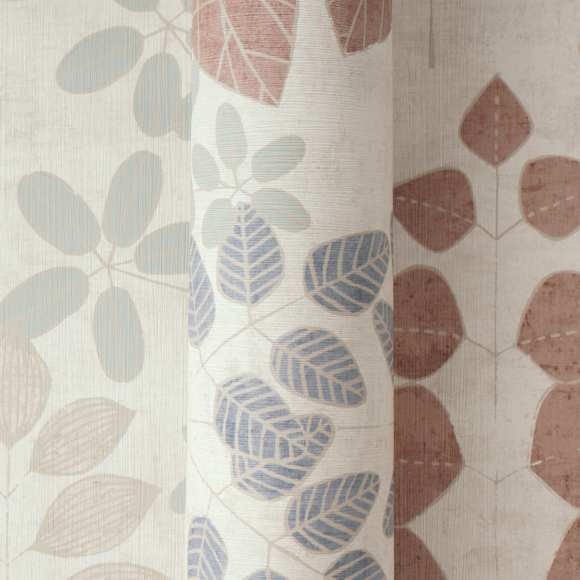 Hochwertige Vliestapete Beige Floral
