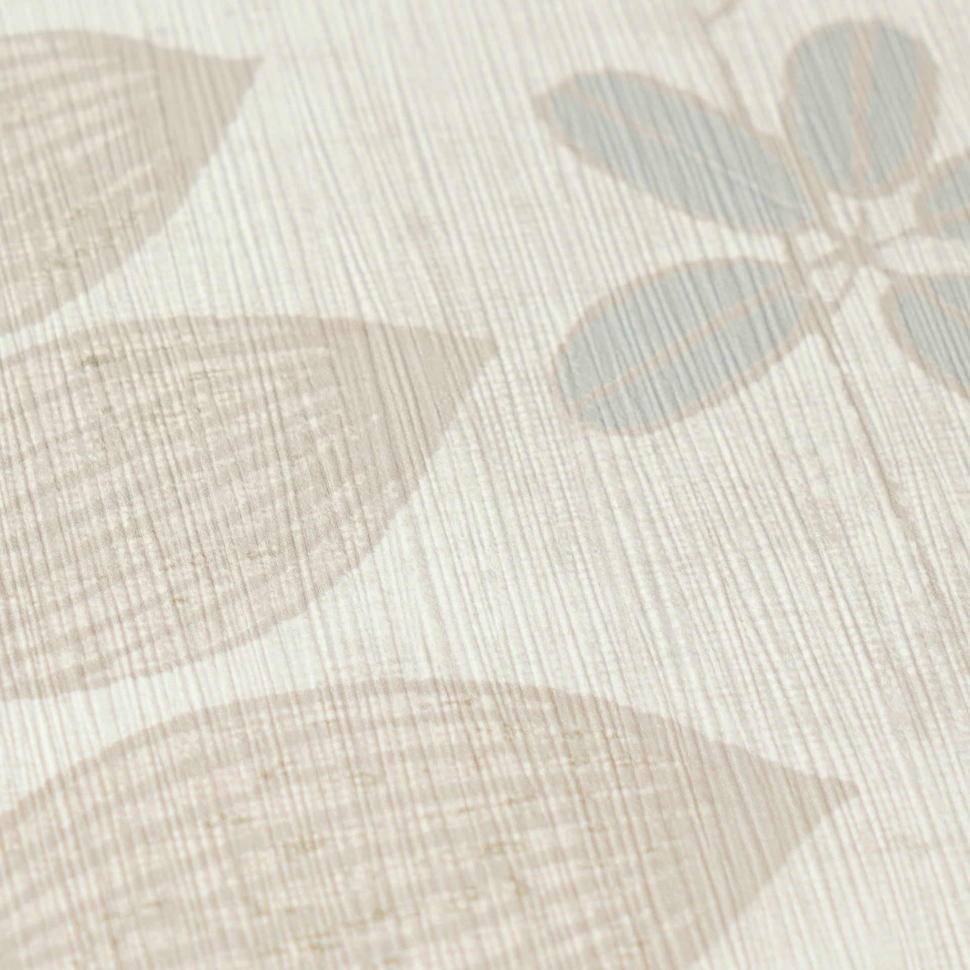Hochwertige Vliestapete Beige Floral