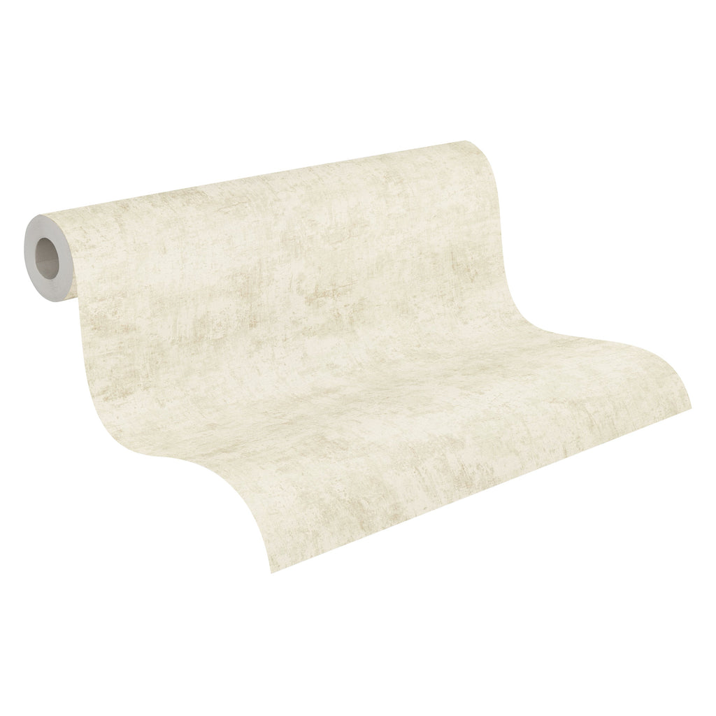 Hochwertige Vliestapete Beige Unitapete
