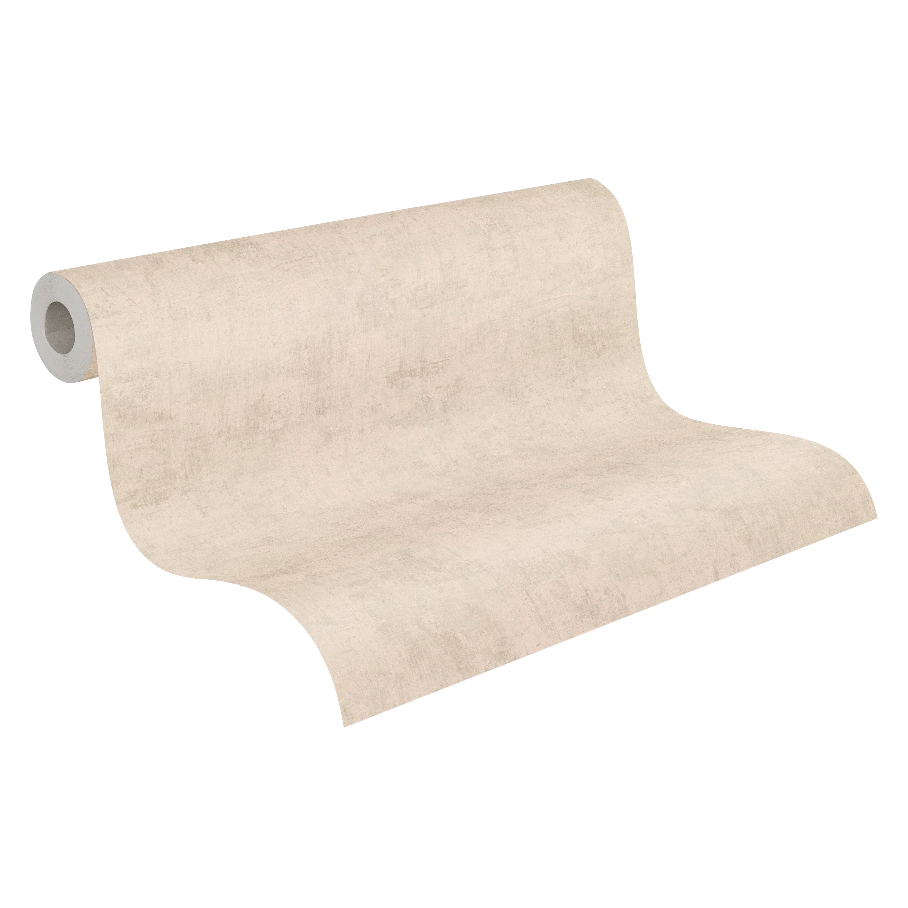 Hochwertige Vliestapete Beige Unitapete