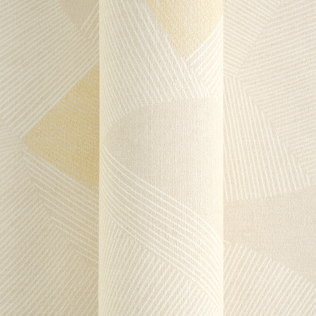Cuba II-Vliestapete Vinyltapete Beige Geometrisch