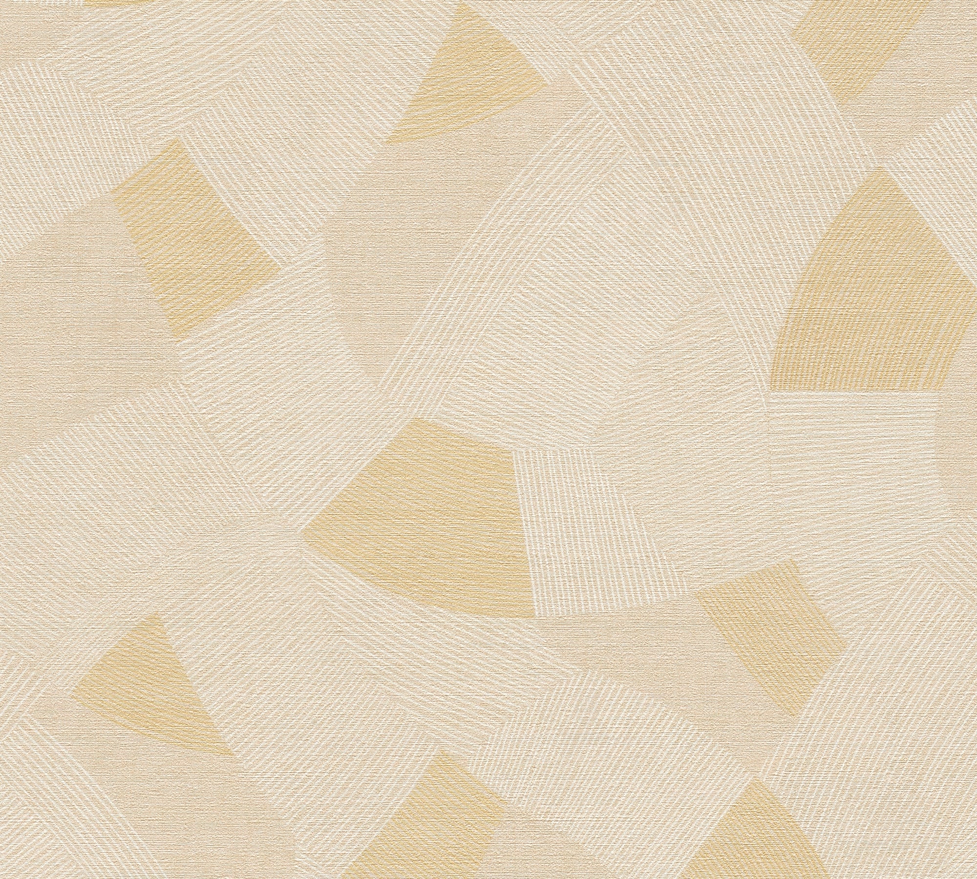 Cuba II-Vliestapete Vinyltapete Beige Geometrisch