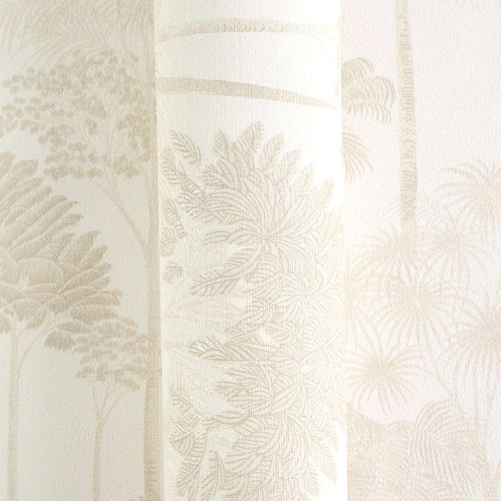 Cuba II-Vliestapete Vinyltapete Beige Dschungel