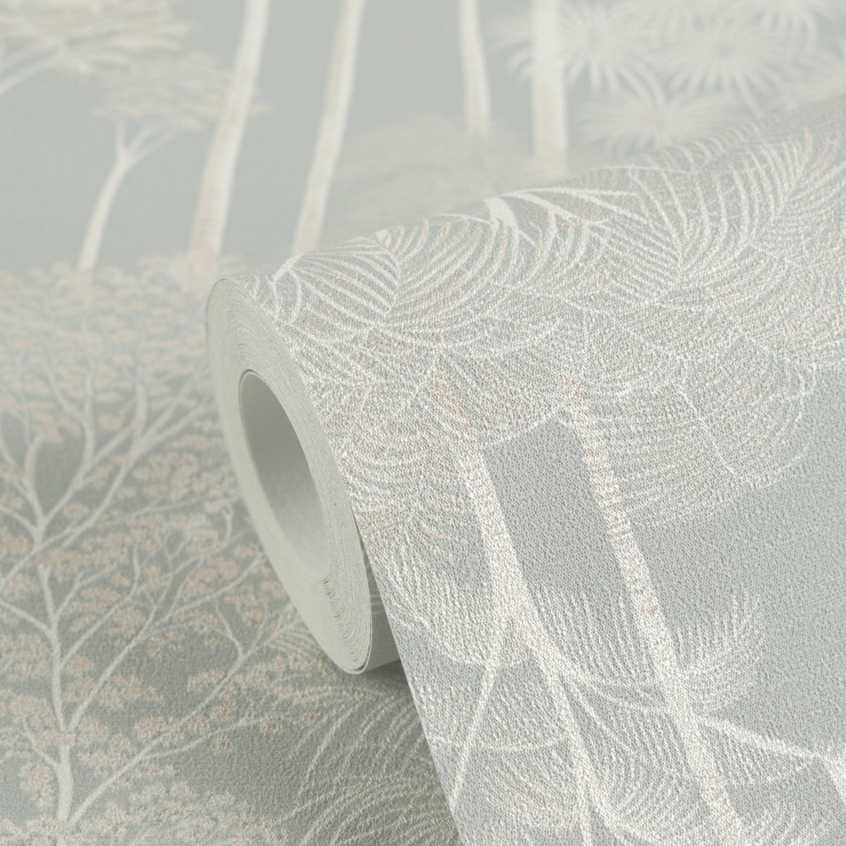 Papel pintado vinílico Cuba II crema selva tropical - Matex - Imagen 2