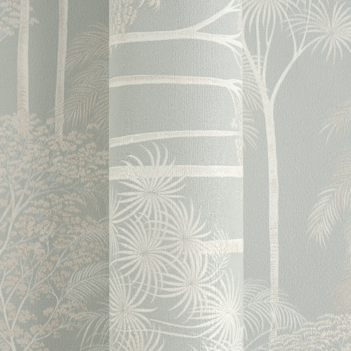 Papel pintado vinílico Cuba II crema selva tropical - Matex - Imagen 3