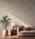 Cuba II-Vliestapete Vinyltapete Beige Dschungel