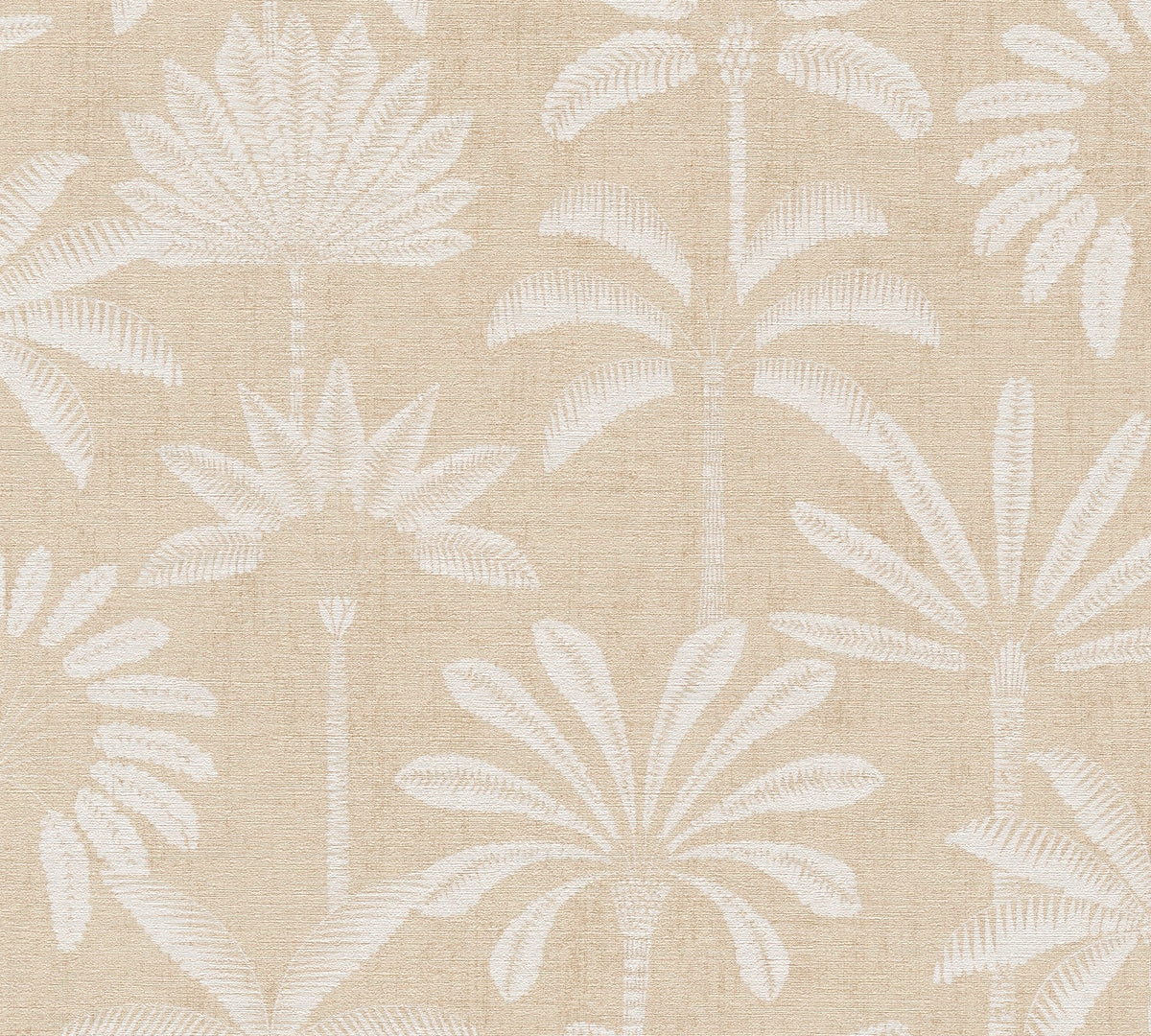Papel pintado vinílico Cuba II beige selva tropical - Matex - Imagen 7