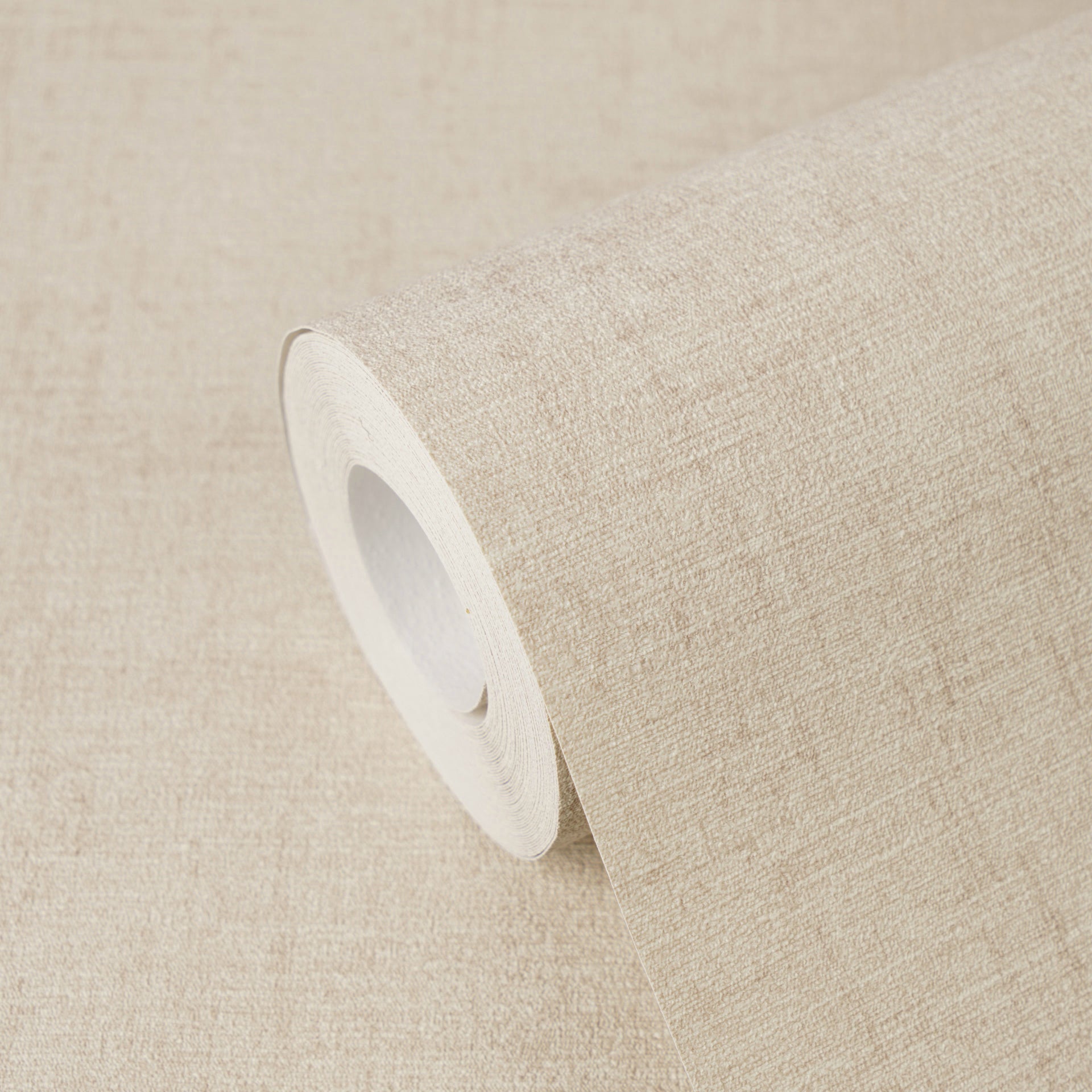Hochwertige Vliestapete Beige Unitapete
