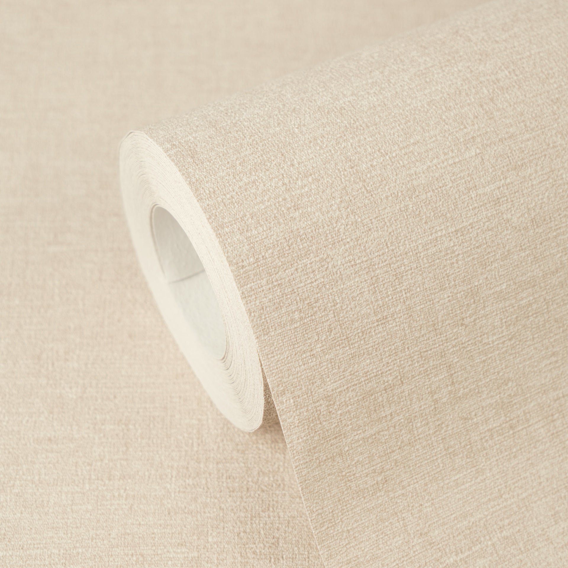 Hochwertige Vliestapete Beige Unitapete