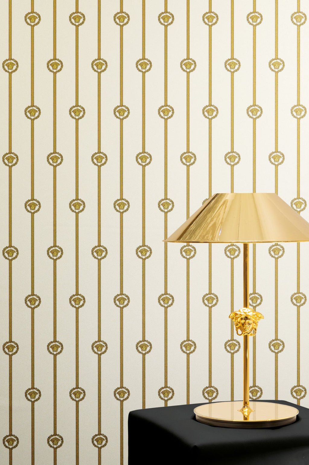 Versace 6-Vliestapete Vinyltapete Weis Streifentapete