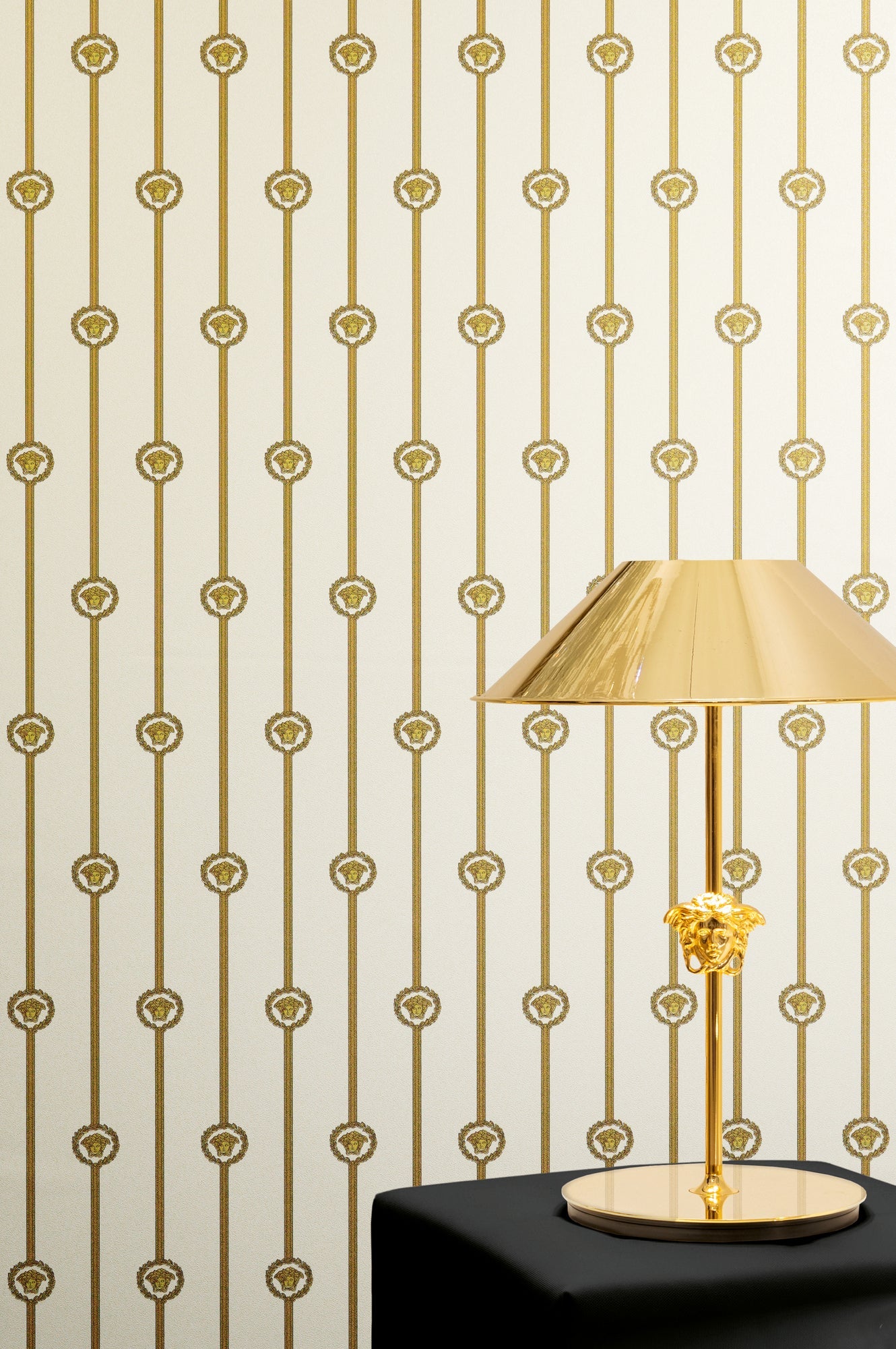 Versace 6-Vliestapete Vinyltapete Weis Streifentapete