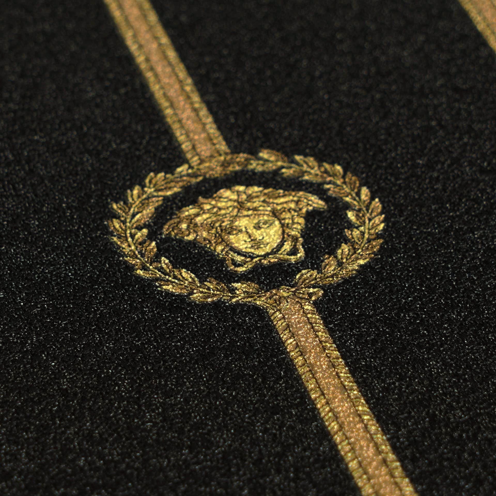 Versace 6-Vliestapete Vinyltapete Schwarz Streifentapete