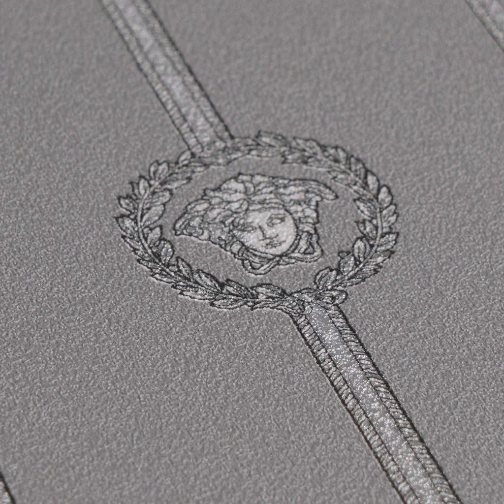 Versace 6-Vliestapete Vinyltapete Grau Streifentapete