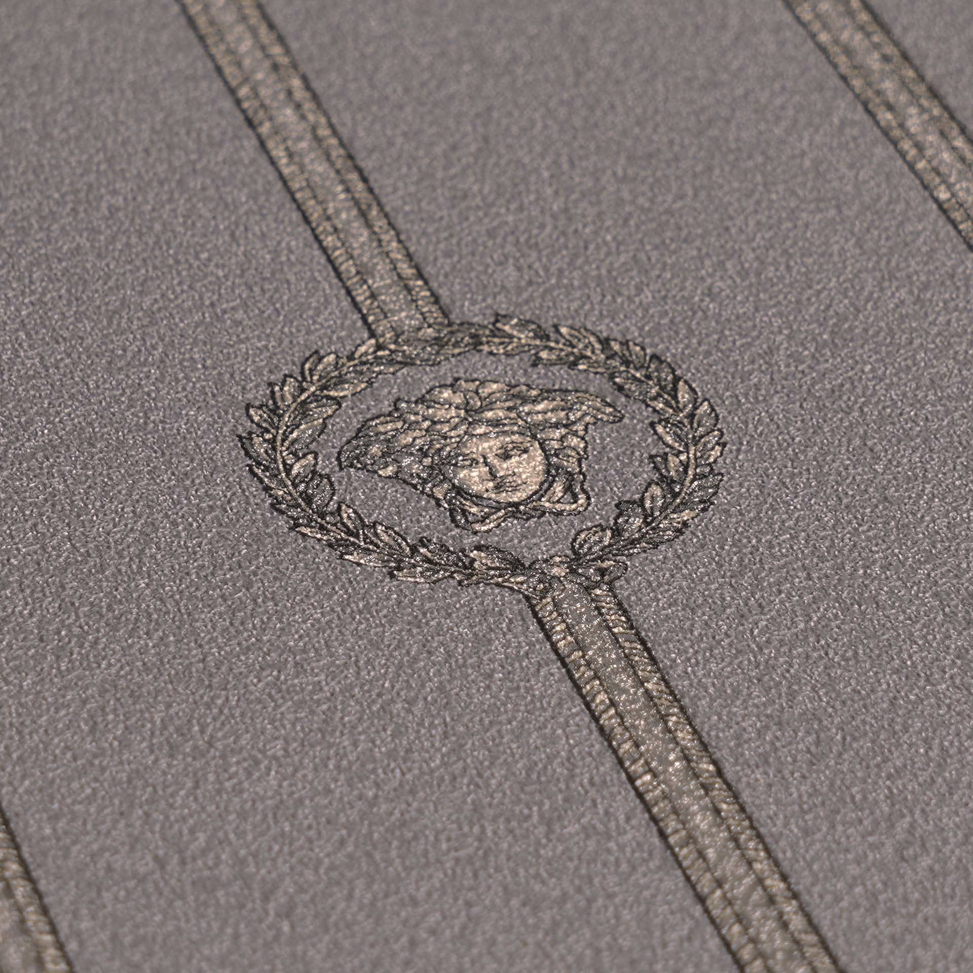 Versace 6-Vliestapete Vinyltapete Grau Streifentapete